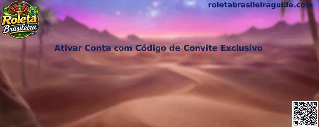 Ativar Conta com Código de Convite Exclusivo