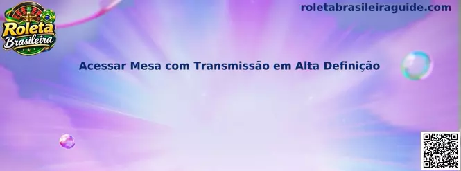 Mesa de Roleta Brasileira com transmissão em alta definição
