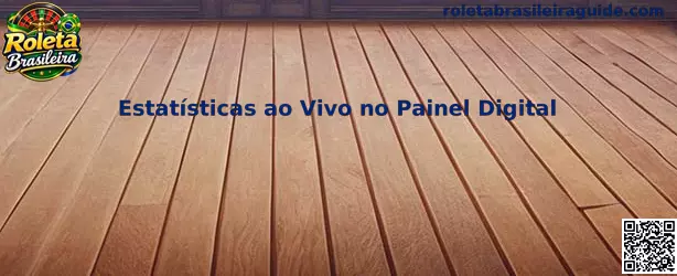 Estatísticas ao Vivo no Painel Digital da Roleta Brasileira para Análises Precisas